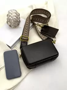 DareSee Mini bolsa quadrada texturizada leve e casual para negócios com porta-moedas para adolescentes, mulheres, estudantes universitárias, novatos e trabalhadores de colarinho branco. Perfeita para escritório, faculdade, trabalho, negócios, deslocamento, atividades ao ar livre, viagens, passeios, festival de música Y2K, volta às aulas.
