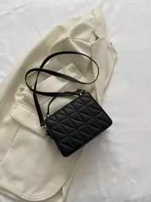 Lightweight,Business Casual Mini Quilted Chain Decor Flap Square Bag For Teen Girls Women College Students,Rookies & White-collar Workers Perfect for Office,College,Work ,Business,Commute,Outdoors, Travel, Outings