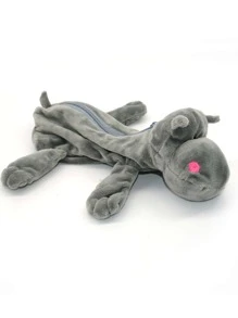 1pc Cartoon Design Pencil Case - Grey - View 4