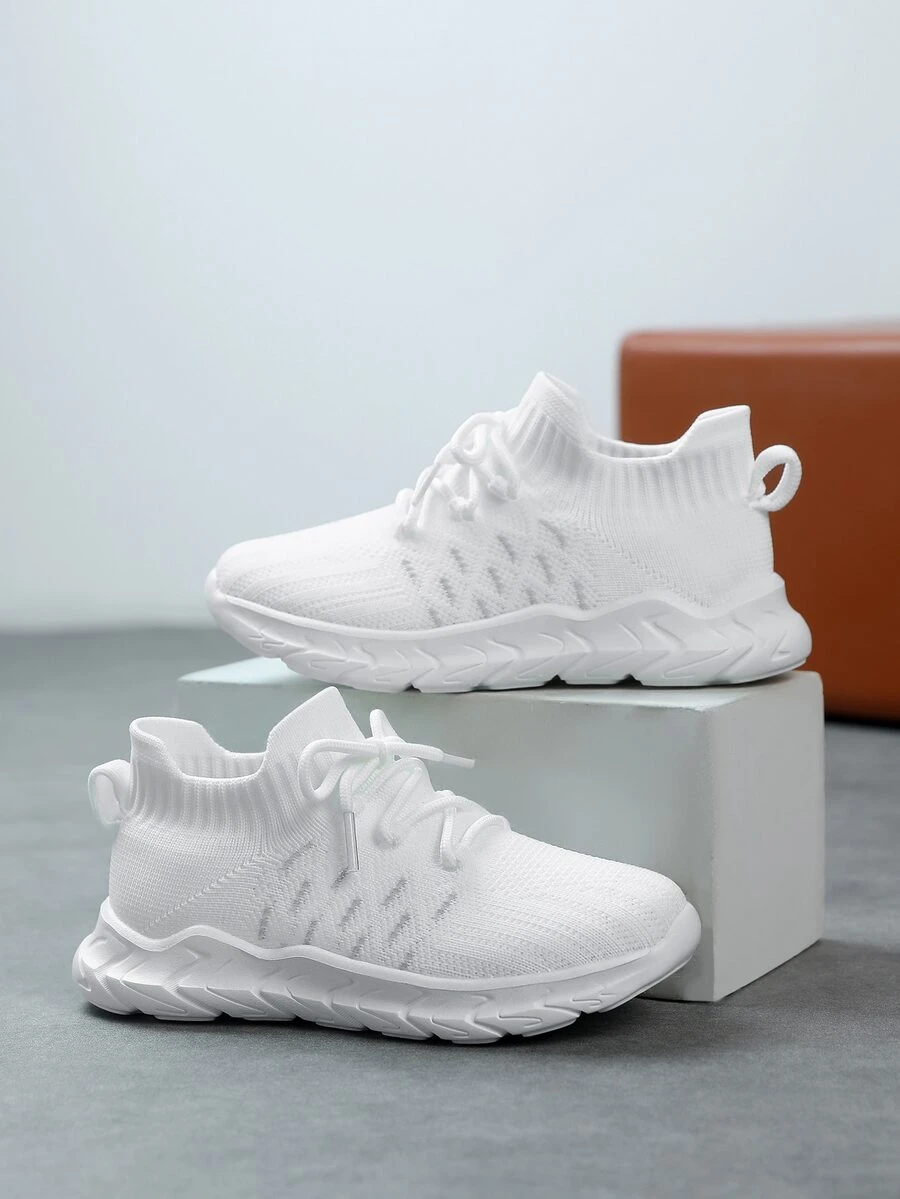 Girls Lace-up Front Running Shoes