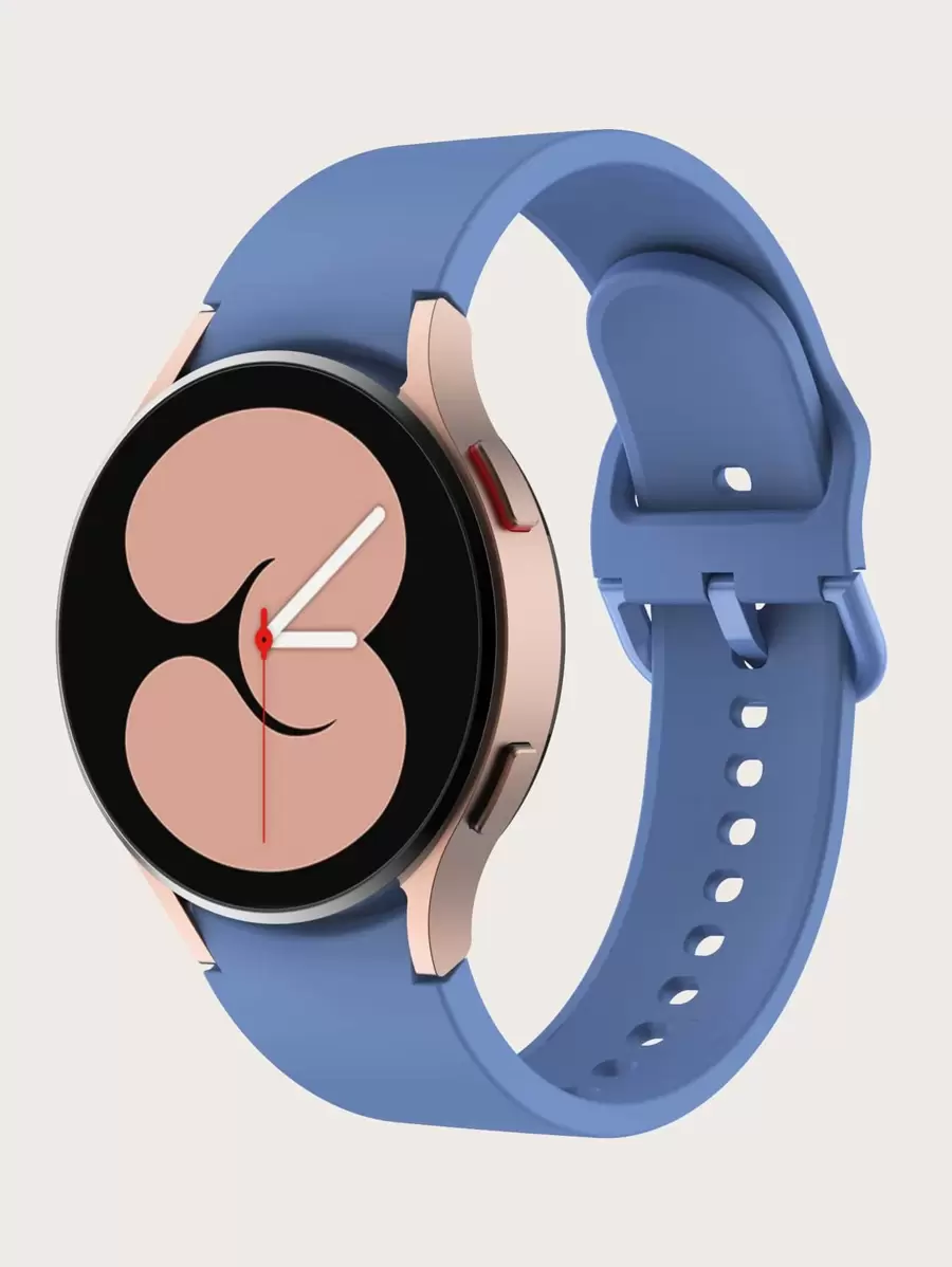 1 Dây đeo đồng hồ thể thao bằng silicon mềm Tương thích với Samsung Galaxy Watch 6 44mm 40mm, Galaxy Watch 5/Watch 4 40mm 44mm, Galaxy Watch 5 Pro 45mm, Watch 6 Classic 47mm 43mm, Unisex Làm quà tặng cho học sinh đi học trở lại - Màu xanh bụi bặm - Xem 1