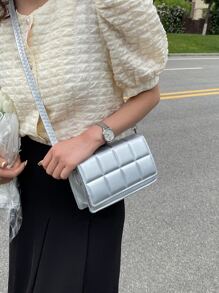 Túi Crossbody Nữ màu trơn Có thể điều chỉnh được Mốt - Xem 6