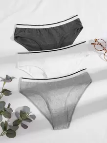 Quần lót Nữ Tương phản ràng buộc In - Nhiều màu - Xem 1