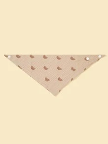 Bebé 5 piezas Babero bandana con patrón de arcoíris - Multicolor - Ver 3