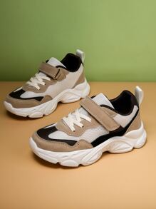 男童春秋透气休闲魔术贴运动鞋多色男童热卖 - 彩色 - 查看 1