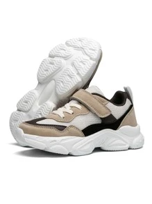 男童春秋透气休闲魔术贴运动鞋多色男童热卖 - 彩色 - 查看 4