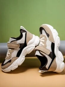 男童春秋透气休闲魔术贴运动鞋多色男童热卖 - 彩色 - 查看 5