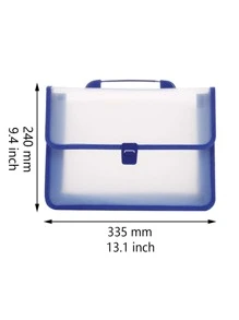 1 pieza Bolsa de archivo de color al azar