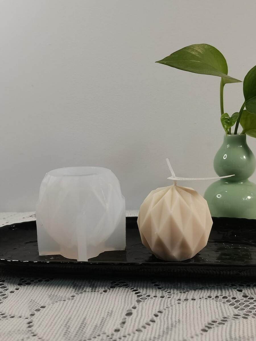 1 pieza Molde de silicona de bricolaje en forma geométrica