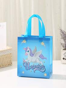 4入組獨角獸樣式禮品袋 - 彩色 - 查看 4