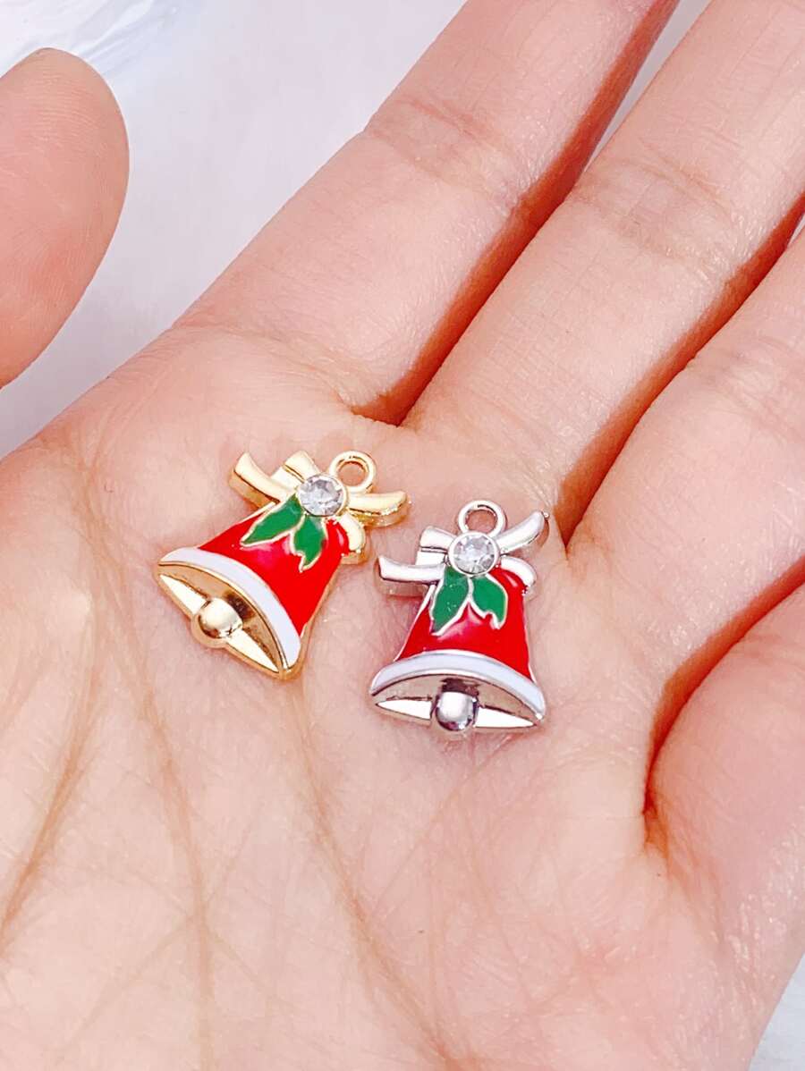 2 piezas Colgante DIY campana de Navidad - Multicolor - Ver 1