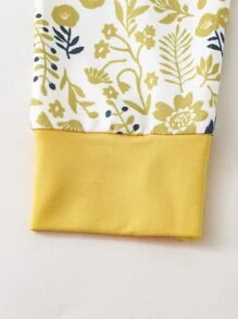 Toddler Girls Ditsy Floral & Cartoon Graphic Snug Fit PJ Set - Multicolor - View 6