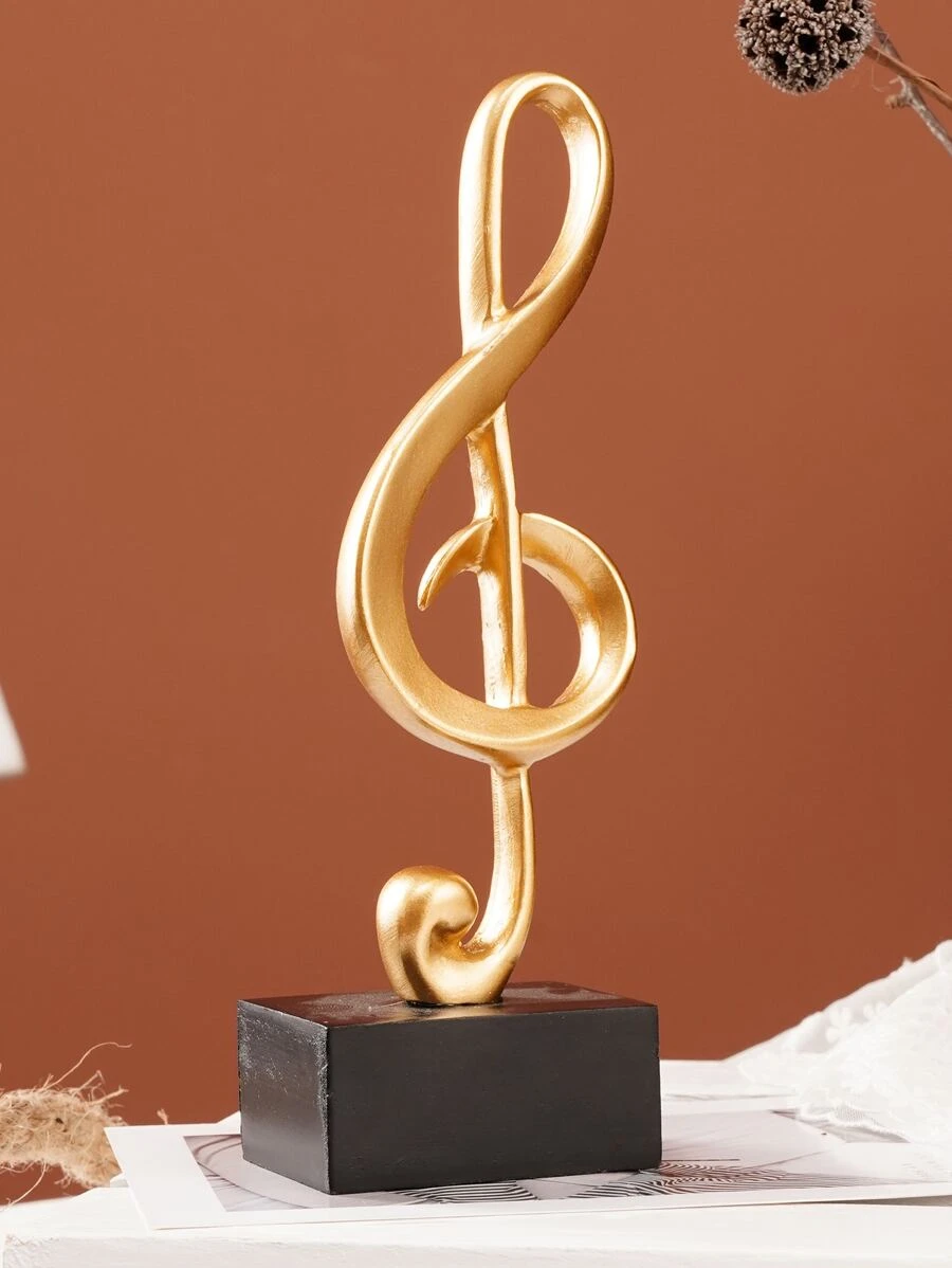 1pc Music Note Shaped Decoration Craft Best Gifts Birthday - Multicolor - View 1