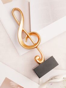 1pc Music Note Shaped Decoration Craft Best Gifts Birthday - Multicolor - View 2