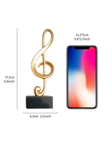 1pc Music Note Shaped Decoration Craft Best Gifts Birthday - Multicolor - View 3