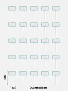 25pcs Scallop Trim Cake Topper - Multicolor - View 2