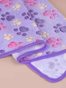 1 Gói Chăn Lông Cừu In Hình Bàn Chân Chó Thương Hiệu DONO Màu Tím, Chăn Mềm Mại Cho Chó & Mèo Nhỏ/Vừa/Lớn, Mỏng Cho Mùa Hè - Màu tím - Xem 7