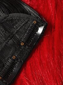 ROMWE Kawaii Short Straight Synthetic Hair Bangs - Black - View 4