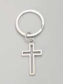 Street Men Cross Charm Keychain Car Accessories Bag Charm School Cute Goth Y2k