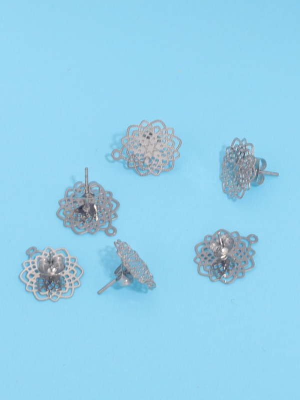 6pcs Hollow Out DIY Earrings Accessory