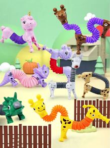 1pc Random Color Dinosaur Design Cat Teaser Toy - Multicolor - View 2