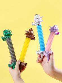 1pc Random Color Dinosaur Design Cat Teaser Toy - Multicolor - View 5