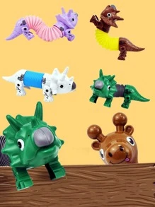 1pc Random Color Dinosaur Design Cat Teaser Toy - Multicolor - View 7