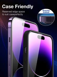 2 miếng phim bảo vệ mặt sau điện thoại trong suốt & 1 miếng bảo vệ ống kính & 1 miếng phim bảo vệ màn hình tương thích với iPhone 15/15Pro/15Plus/15Promax - Trong sáng - Xem 7