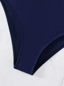 Paisley Print Ruched Push Up One Piece Swimsuit - Multicolor - View 5