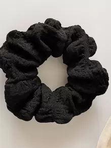 3pcs Solid Scrunchies For Daily Hair Styling, Suitable For Travel, Hair Accessories - Multicolor - View 3