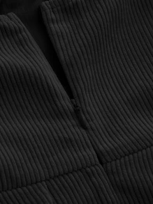 SHEIN MOD 燈芯絨腰帶吊帶洋裝不帶上衣