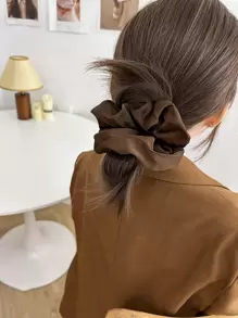 Coletero minimalista unicolor - Café integral - Ver 1