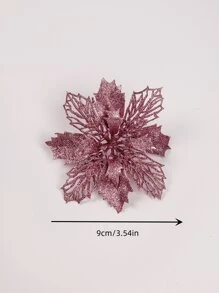 1pc Artificial Glitter Flower - Multicolor - View 6