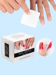 180 piezas Toallitas para uñas sin pelusa, almohadillas quitaesmalte para extensiones de pestañas, toallitas suaves de acetona para quitar esmalte de uñas de tela no tejida, toallitas para preparación de uñas y quitar esmalte de gel