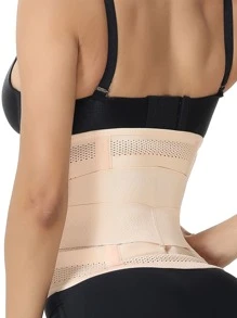 Solid Waist Trainer - Apricot - View 2