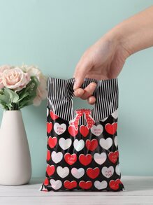 100pcs Heart Pattern Gift Bag - Multicolor - View 2