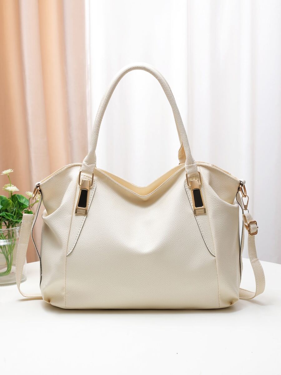 Túi Tote Đeo Vai In Nổi Vải Litchi, Quà Tặng Ngày Của Mẹ Cho Mẹ Dành Cho Phụ Nữ, Tân Binh & Nhân Viên Văn Phòng, Túi Xách Công Sở Bắt Mắt Cho Phụ Nữ, Quà Tặng Ngày Của Mẹ Tuyệt Vời Nhất Từ Trước Đến Nay