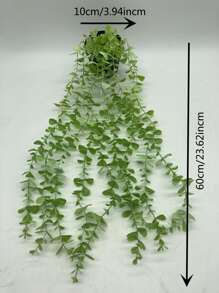 1入組人造盆栽植物 - 綠色 - 查看 4