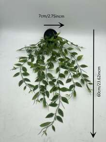 1入組人造盆栽植物 - 綠色 - 查看 4