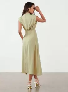 BizChic 高領墊肩洋裝工作服