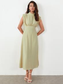 BizChic 高領墊肩洋裝工作服