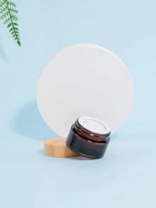 1PC 15G Lọ Thủy Tinh Chăm Sóc Da Mắt Lọ Nồi Lọ Chiết Hộp Đựng Mỹ Phẩm Có Nắp Hạt Gỗ - Nhiều màu - Xem 2