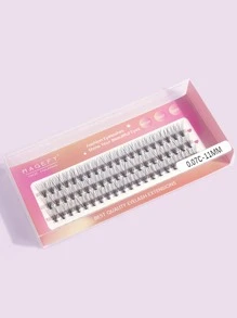 MAGEFY 1box Beautiful Individual Cluster Eyelashes 3D Volume Grafting Fake False Eyelashes Eyelash Extension Individual Bunche - Black - View 3