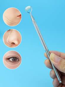 1pc Nose Massage Tool - Silver - View 5