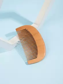 美发木梳防静电发梳木梳，优质便携式迷你木梳，适合大多数发质的齿梳，细齿梳，带手柄的顺发梳，适合卷发或直发的分梳，男士小号梳子，母亲节礼物，送给女朋友的朋友/家人礼物，发刷，梳子，美发工具，理发沙龙美发产品和配件，返校，旅行必需品，旅行必需品，发型，美发 - 棕色 - 查看 2