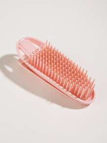 1pc Fluffy Hair Clip - Pink - View 4