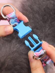 Supet 2pcs Color Block Pet Leash & Harness Set - Multicolor - View 3