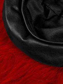 ROMWE Boina con dibujos animados con diseño de oreja - Negro - Ver 6