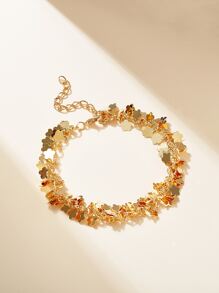 Blumenanhänger Fußkettchen Valentinstag, Mama, Mutter, Muttertag, Geschenk