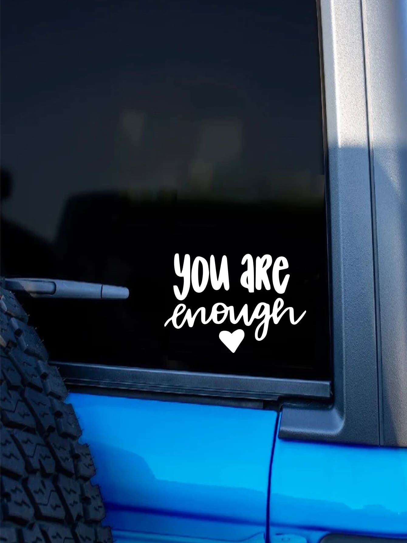 1 PC Đồ Họa Khẩu Hiệu Decal Dán Xe - trắng - Xem 1